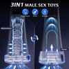 Male Masturbator Penis Pump Enlarger Transparent Visual Male Sex Toys for Men APP Control Vibrating Vacuum Suction Glans Trainer
