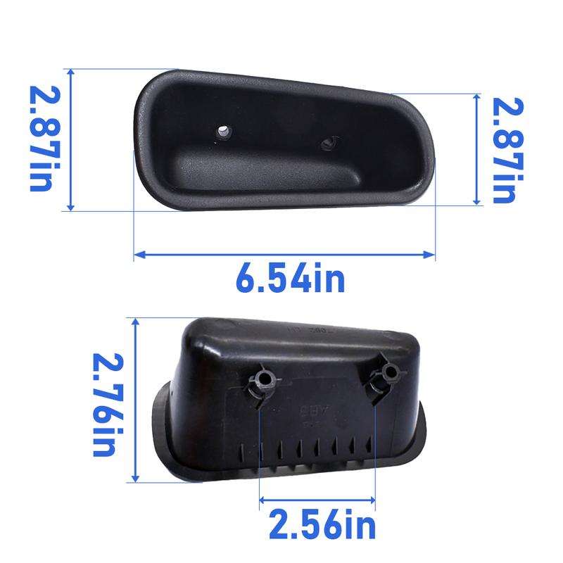 1Pair Left Right Door Pull Handle Cup Trim For 1994-2002 Dodge Ram 1500 2500 3500 Car Interior Door Cover Replaces Accessories