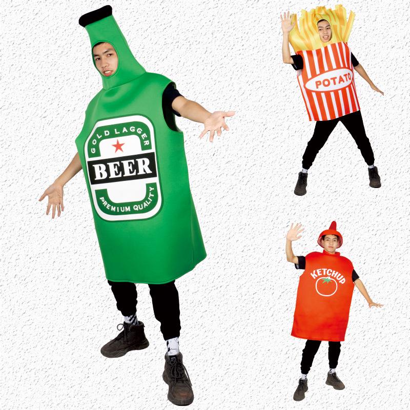 Creative Cross-Border Snack Set: Tomato Beer Ice Cream, Popcorn, Milk French Fries, & Cosplay Costume