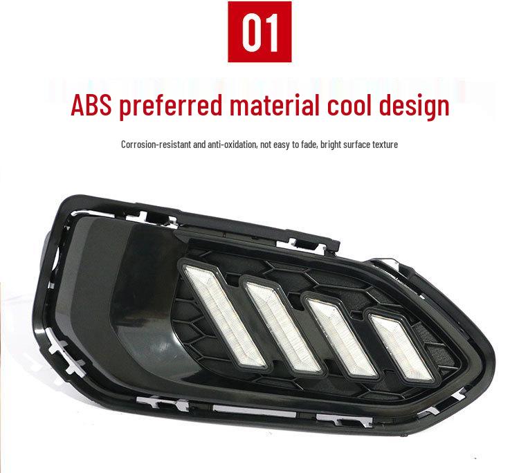 LED Daytime Running & Fog Lights for Honda Fit (2018-2020) - Front Bumper Decorative Modification.
