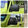 For Suzuki Jimny JB64 JB74 2018 2019 2020 2021 2022 2023 2024 2025 Matte black Car Rearview Mirror Trim Cover LHD RHD ABS 1Pair