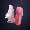 New Korean version leather medium and older children's football shoes boys and girls soft sports training shoes children's football shoes