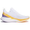 Li Ning YueYing Element Minimalist Fashion Fabric Cushioning Breathable Low top Running Shoes Men's White Orange ARHS005-4