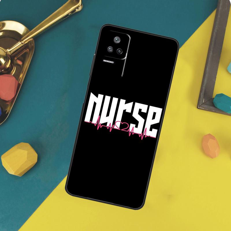 Nurse Heartbeat Case For Xiaomi 15 14 13 Ultra 11T 12T 13T 14T Pro POCO X7 Pro X3 X5 X6 F5 F6 M6 Pro Funda