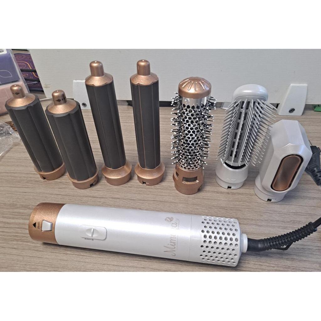 7 in 1 Haarstyler Kundenspezifischer Ein-Schritt-Haartrockner Heißluft Auto Multi Styler Haarwellen-Stylingwerkzeuge Lockeneisen