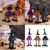 Festival Witch Hat Long Legged Wine Bottle Decorations, 5Pack, Wine Bottle Covers For Halloween Parties