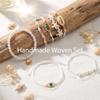 5 Stück/Set Bohemian Seestern Muschel Muschel Armbänder für Frauen Ethnischer Stil Imitation Perle Zirkon Perlen Armreifen Strand Schmuck