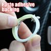 2pcs Car One Click Start Decorative Ring Button Diamond Sticker Bling Double Row Crystal Butterfly Ignition Ring Decorative Ring
