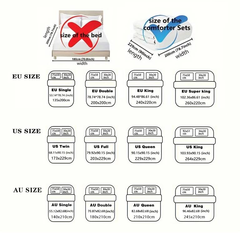 3pcs Rainbow Unicorn Printed Down Duvet Covers 1 Down Duvet Cover+2 Pillowcases No Core. Soft and Comfortable Bedding Set