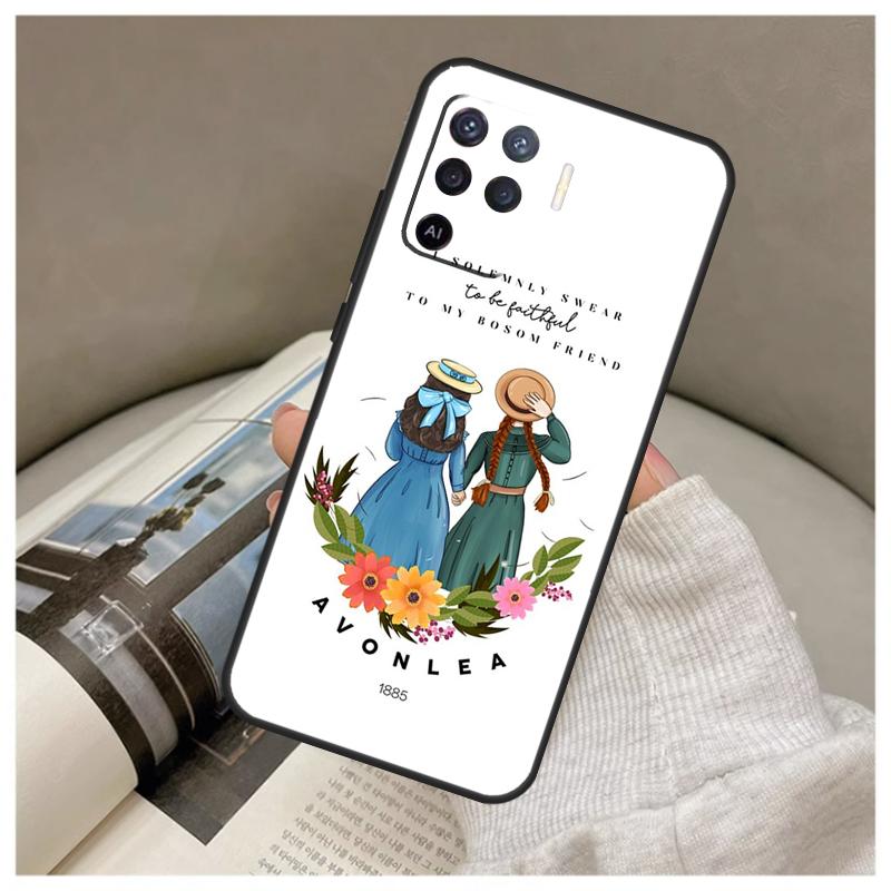 Anne with an E Case For Oppo A16 A76 A96 A60 A98 A58 A78 A18 A38 A80 A40 A77 A57 A17 A74 A54 A94 A15 A5 Pro