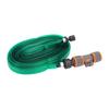 PVC Garden Watering Hose Bidirectional Quick Connector 15m Length Flexible Flat Soaking Hose