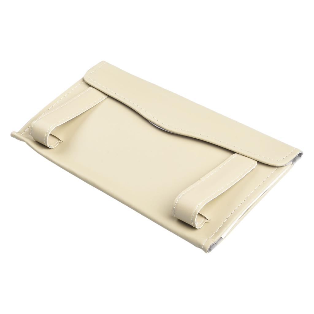 Keep Tissues Within Reach Car Interior Tissue Holder Stylish PU Leather Space Saving Design Suitable for All Cars
