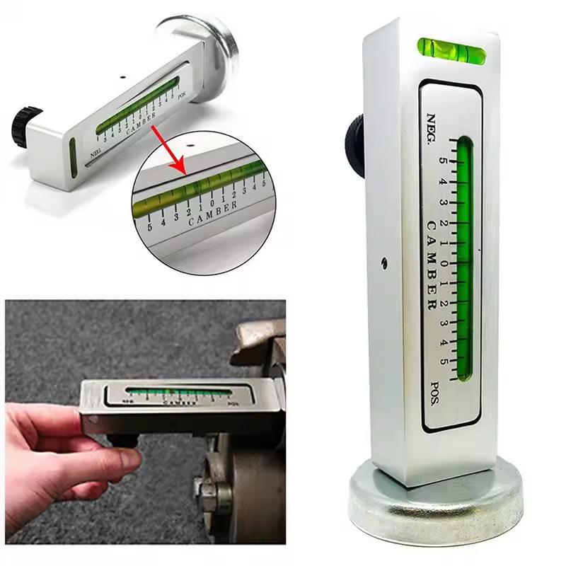 1 szt. Magnetyczny Poziom Pozycjonowania Czterech Kół Samochodowych Poziom Narzędzie Pomocnicze do Regulacji Pochylenia Kół Narzędzie do Pozycjonowania Magnetycznego