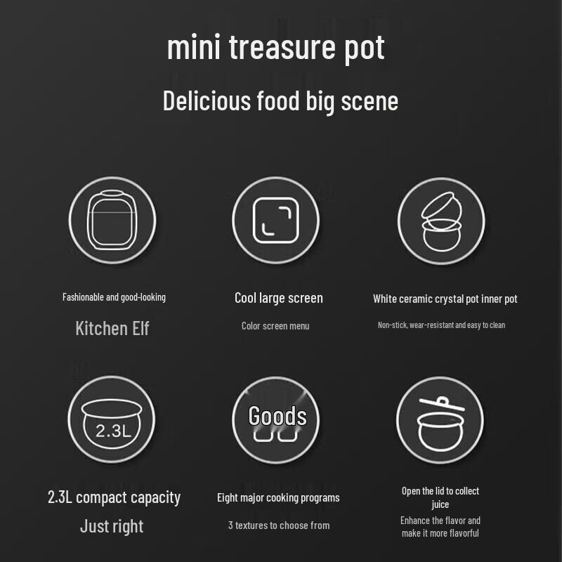 Chytrý elektrický tlakový hrnec SUPOR 2,3 l