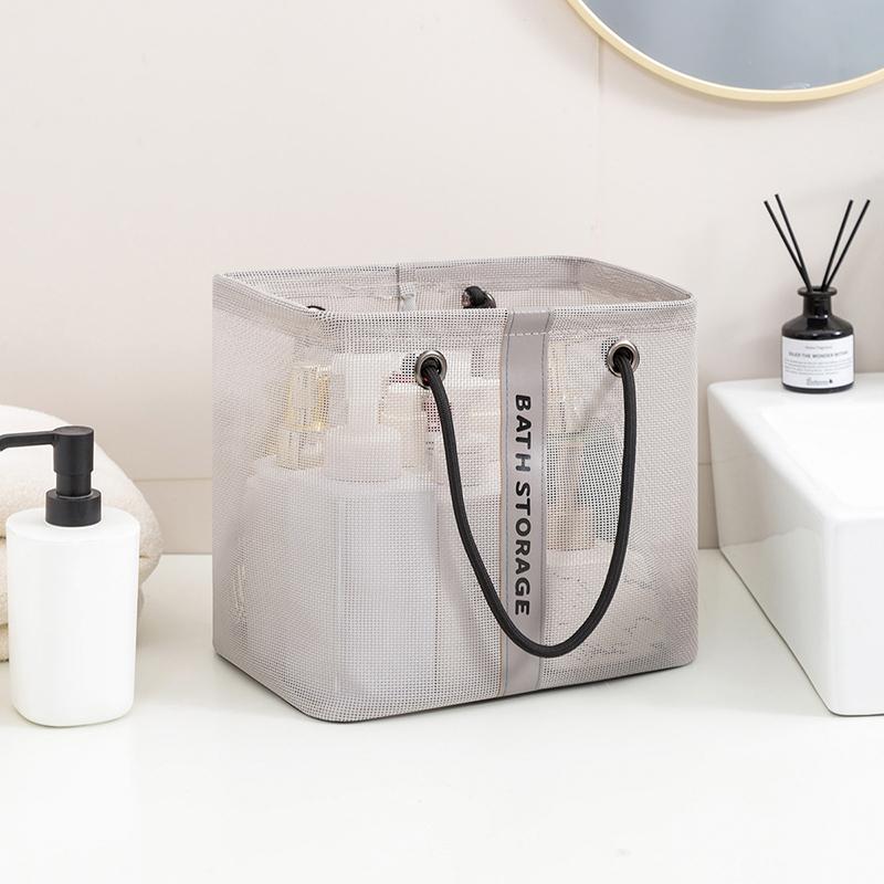 Duża siatkowa torba plażowa piaskoodporna torba podróżna z przegródką na kosmetyki zewnętrzna torba tote wodoodporna torba basenowa torba tote o dużej pojemności