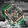 LIGE Marque Top Luxe Montres Homme Bracelet Silicone Montre Étanche Sport Militaire Montre Homme Chronographe Quartz Montre-bracelet Reloj