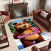 Masha Bear Personalized Name Floor Mat Design for Dining Room Living Rooms Decorate room Study room Anti-slip Rug Office home decor