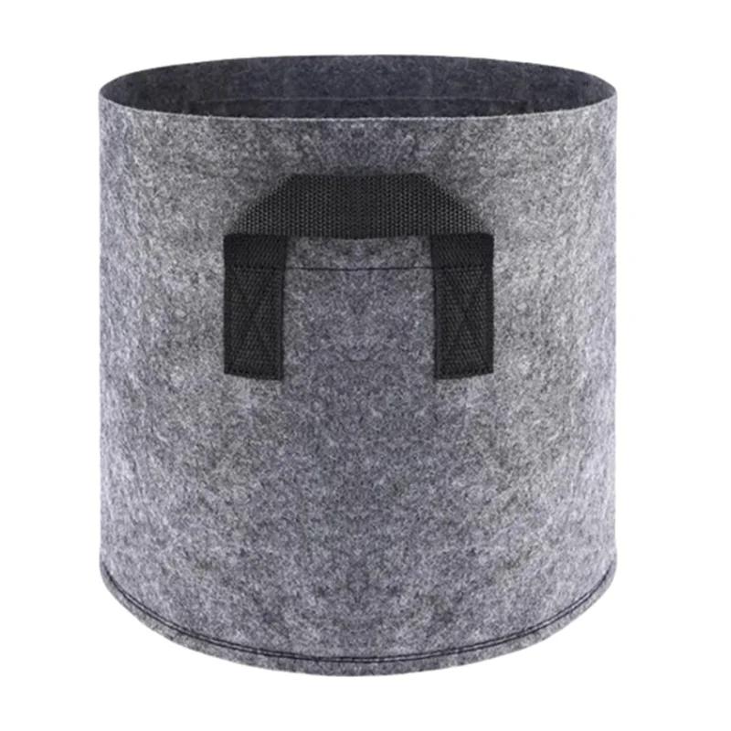 2026New 1Pcs Non-woven Plant Grow Bags Thickened Felt Fabric Plant Vegetable Seeding Grow Bags with Handle