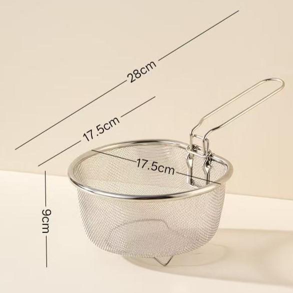 304 Stainless Steel Noodle Scoop Strainer Ladle