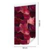 Ink wallpaper burgundy, pink, red and burgundy 50x1000