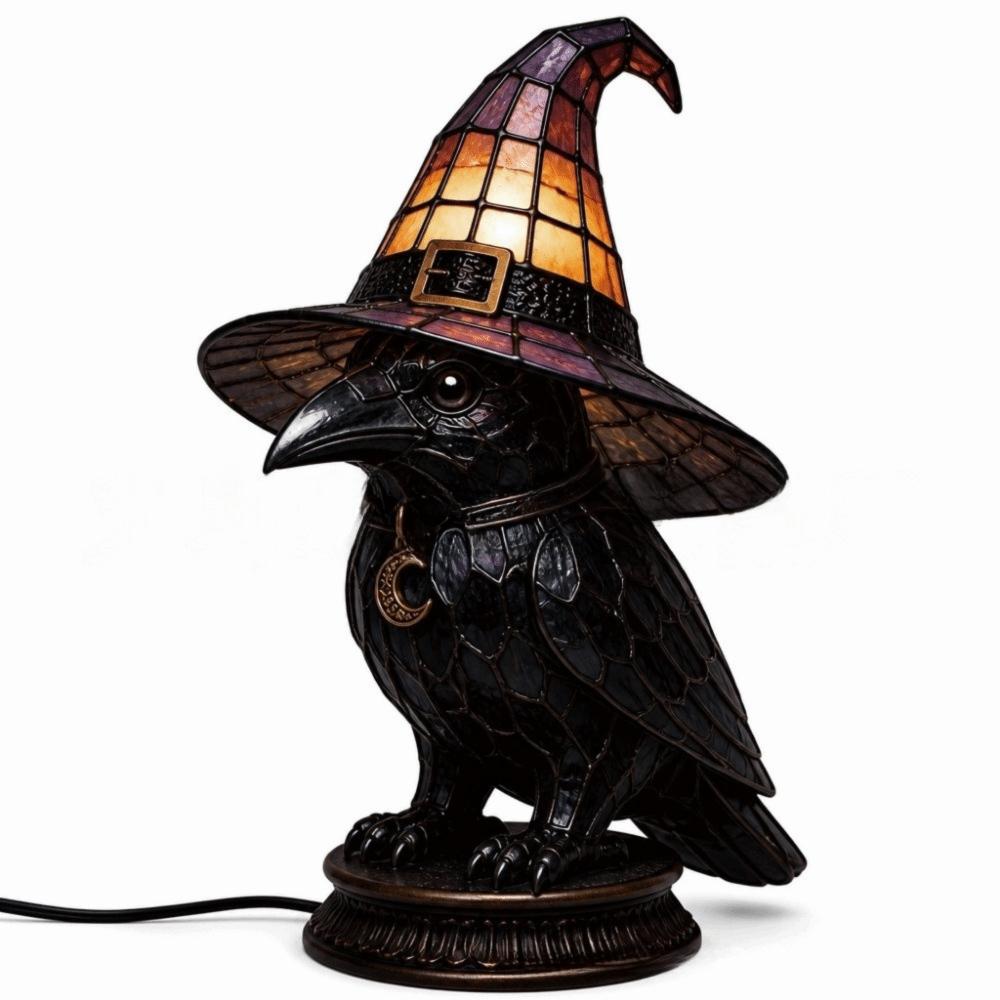 Home Decoration Halloween Lamp Cat Bird Desktop Lights Home Ornaments Night Light  Bedside