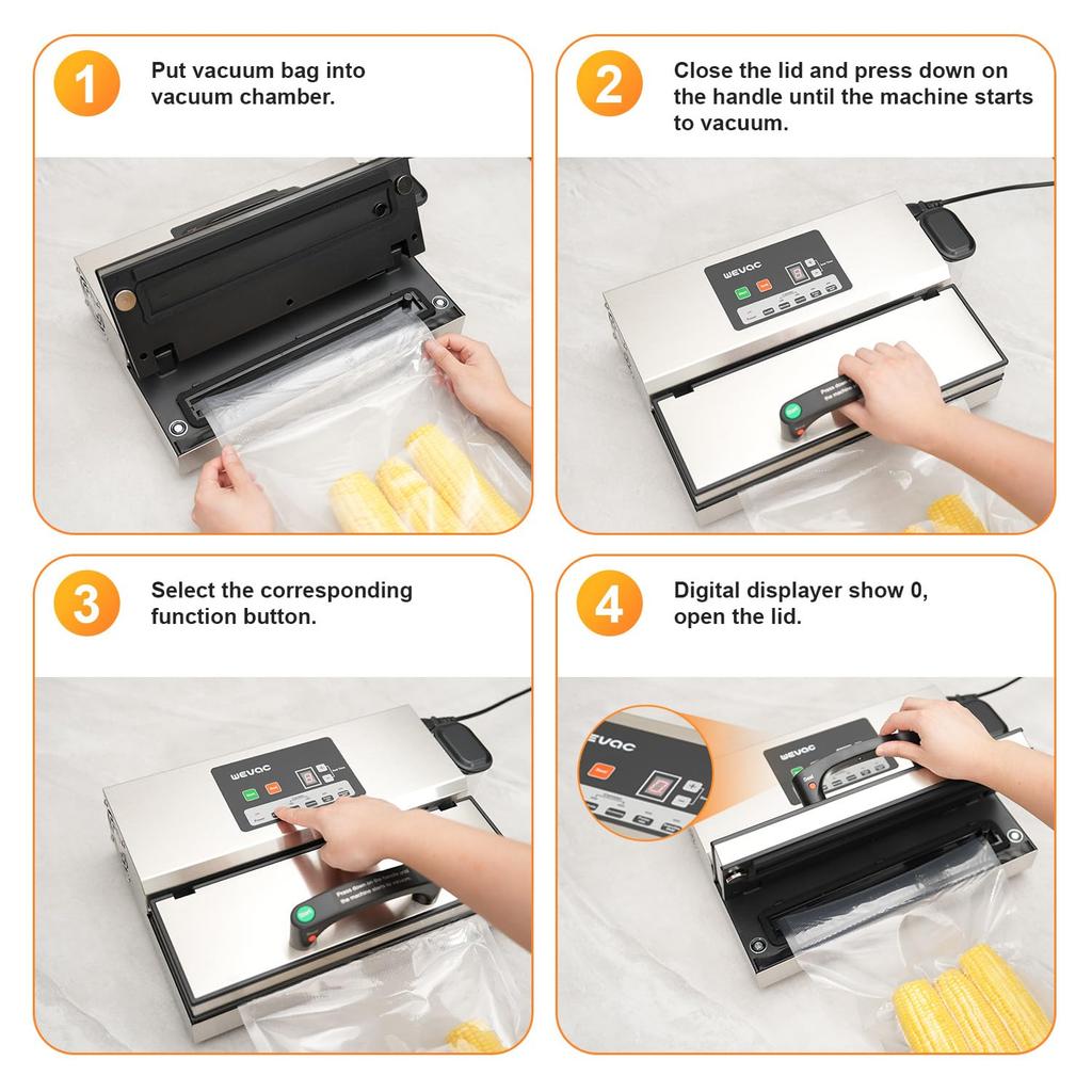 Stainless Steel Vacuum Packing Machine Vacuum Packing Sealer Wevac Vacuum Packing Machine Food Sealer Machine Vacuum Sealer Packing Machine Vacuum