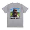 Lustiges Kanye West Meme Grafik T-Shirt Herrenmode Rundhals Kurzarm T-Shirts Unisex Hip Hop Gothic Rap T-Shirt Streetwear