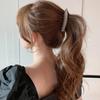 Frosted High Ponytail Clips Solid Color Banana Clip Women Hair Style Accessories Fashion Ponytail Barrettes Hair Claws Hairpins