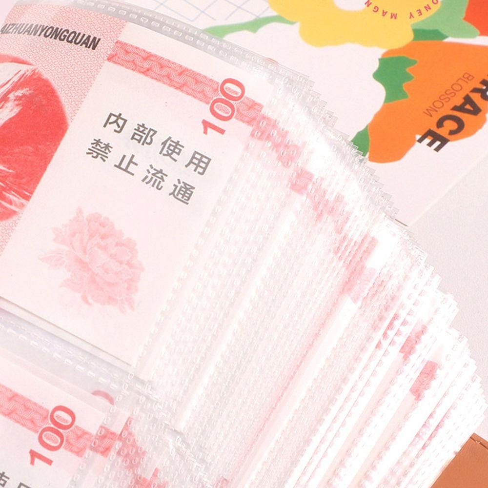 PU Money Collection Book With Password Lock Savings Binder Gifts Savings Challenges Book  Children