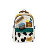 Schoolbag Girl High Value Backpack Girl Cute Junior High School Students Contrast Color Girl Heart Backpack.