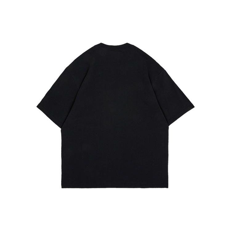 Jordan Camiseta Básica de Manga Corta Serie Wordmark Hombre Tops Negro FJ1970-010