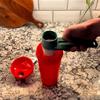 Measuring Funneler Long Handle No Spill Measuring Scoop with Sliding Funnel for Protein Powder and Workout Drinks Preparation