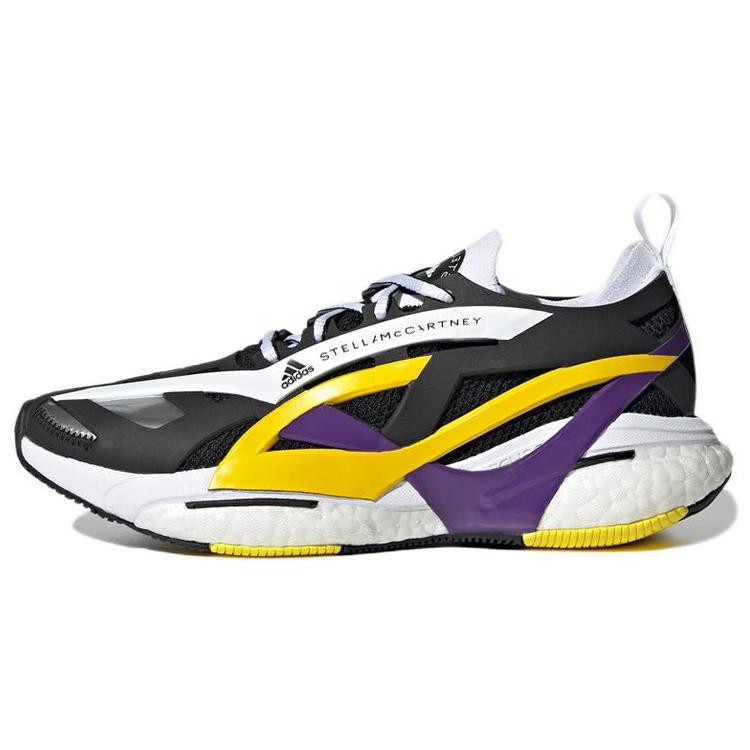 New Adidas Solarglide Stella McCartney Core Black Active Purple Shock Yellow Women's GX9858