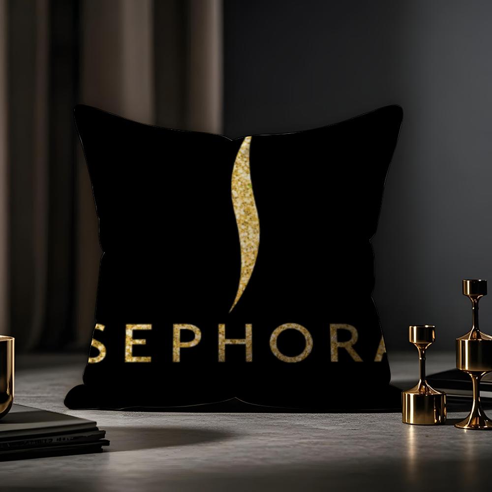 Sephora Cushion Cover Anti-dustmite Pillowcase Invisible Zipper Silky Short Plush Sofa Cushion Cover