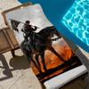 K-king-dom GAME D-deliverance II Towel Beach Quick Dry Soft Pool Towels Gift for Travel Gym Shower Camping sports