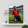 Lamine Yamal 19 Football Star 5D Diy Diamond Painting Round Diamond Diy Frameless Holiday Artwork Suitable For Home Office Wall Decoration