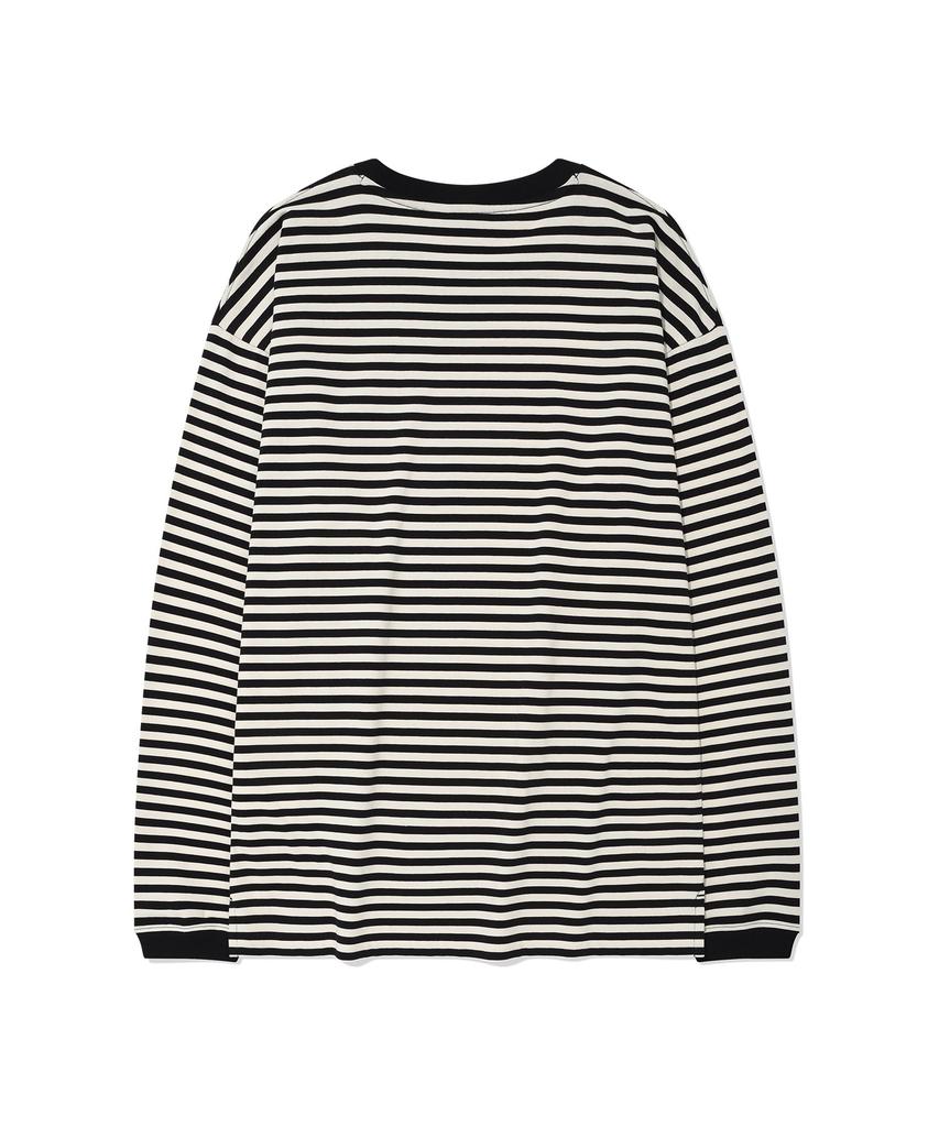 COVERNAT Basic Striped Long Sleeve Black