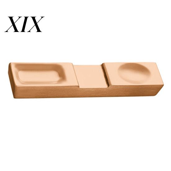 Appoggio per cucchiai Scanalatura per bacchette Design Lucido a specchio Portaposate Vassoio per posate in acciaio inossidabile Stile cinese Supporto per cena Pranzo