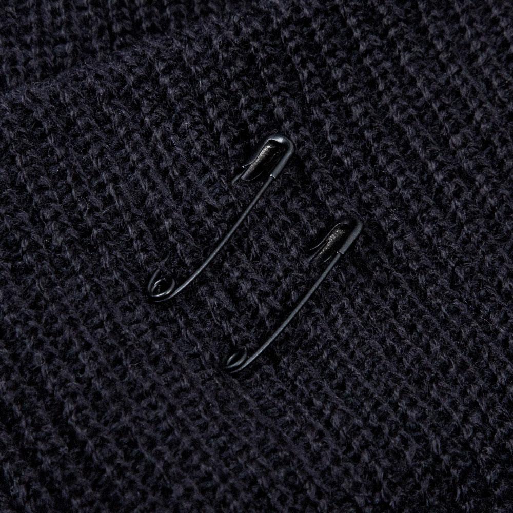 BLACKBLOND Vividi Signature Custom Short Beanie (Black)