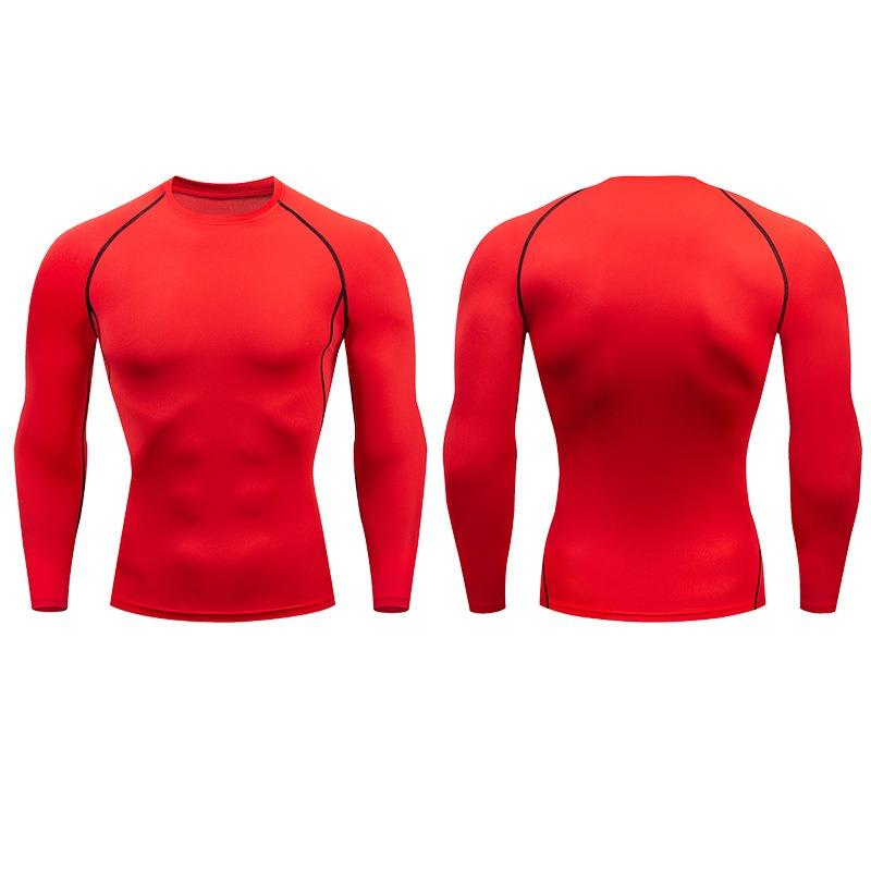 Sports Quick Drying Fitness Suit Men's Shirt Fitness Tight Long Sleeved Sportswear