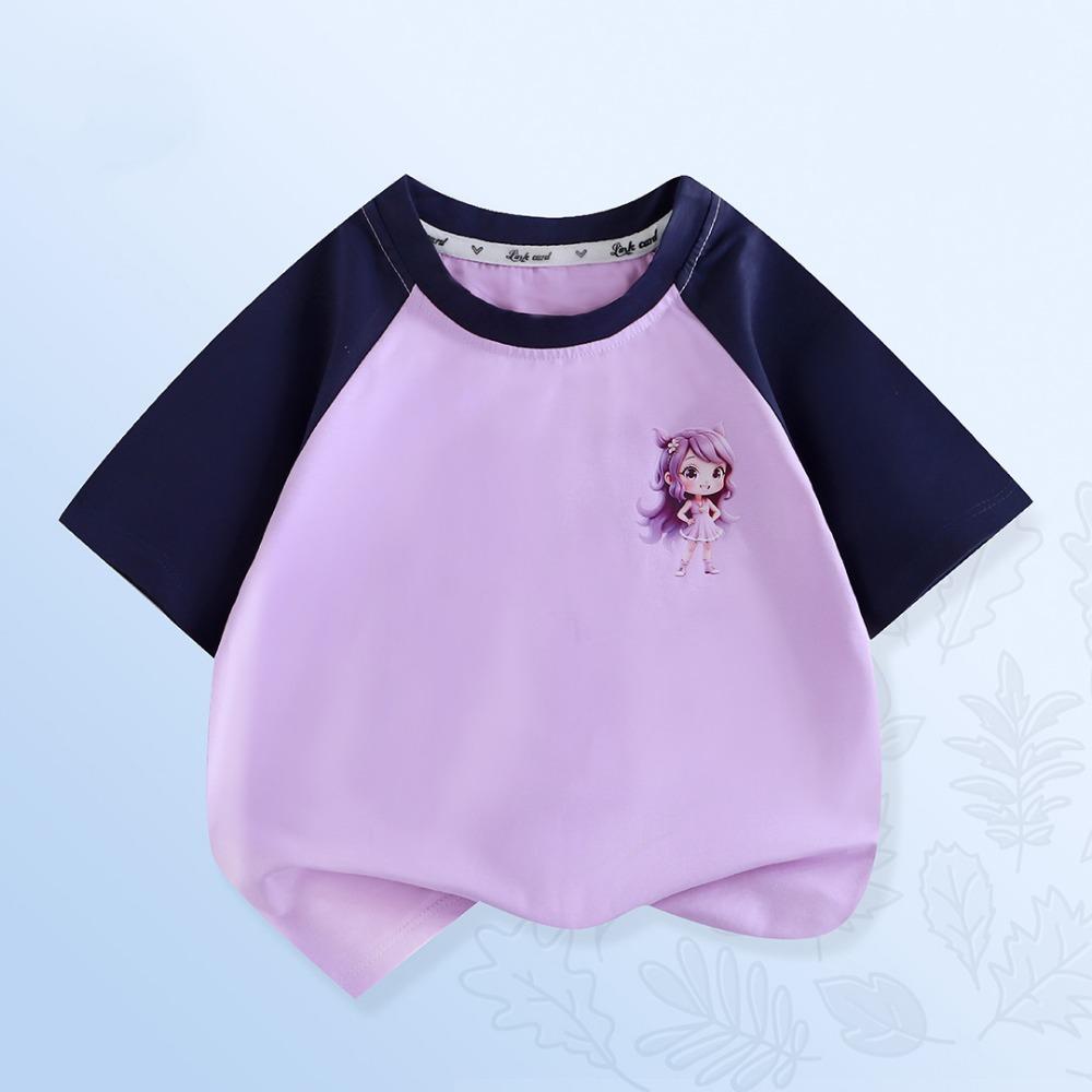 

Children s short-sleeved printed T-shirts with cartoon designs 160