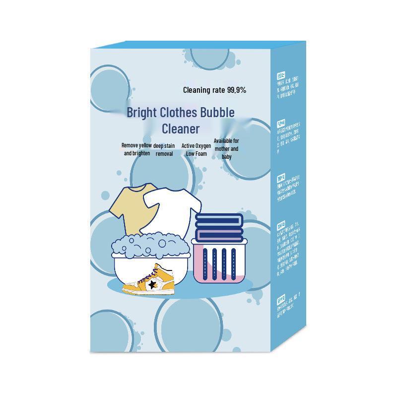 

Яскраві Clothes Таблетки для прання шипучі - Глибоке очищення, Видалення плям, Відбілювання та Швидке розчинення.