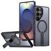 Case For Samsung Galaxy S25 Edge S24 S23 S22 Ultra Plus Heat Dissipation Breathable With Holder Magnetic Wireless Charge Cover