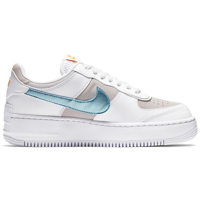 Nike Air Force 1 Low Shadow White Vast Grey Glacier Ice Women's Sneakers DA4286-100