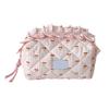 Tartan Makeup Bag With Multiple Layer Compartments For Cosmetics Jewelry And Accessories