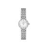 Tissot Quarzwerk 30m Wasserdichtigkeit Damenuhr 19,5mm Weißes Zifferblatt Edelstahlgehäuse Stahlarmband T140.009.11.111.00