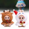 Festive Doll Clothing Christmas Reindeer And Snowman Plush Attachments For Collectors