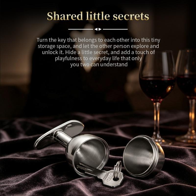 Stainless Steel Anal Plug Can Add Ice Cubes Butt Plug Hollow Detachable Used To Hide Keys Storage Adult Game Sex Toys for Men