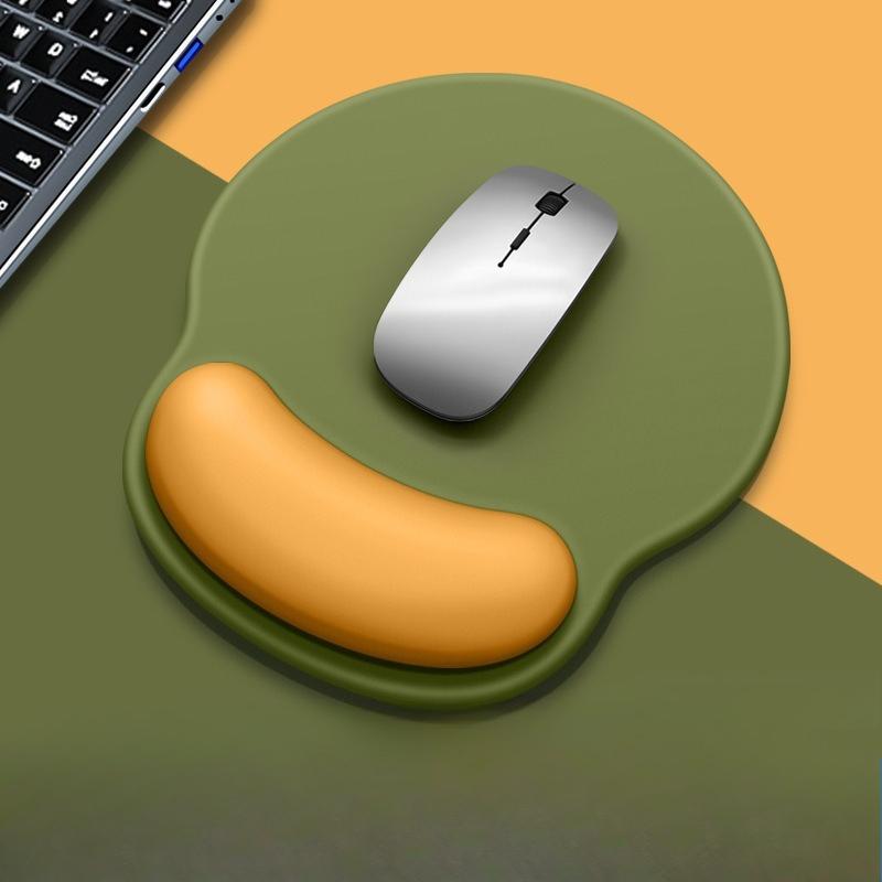 Gradient Mouse Pad Wrist Support Pad Mouse Computer Memory Foam Wrist Protection Pad Simple Silicone Mouse Pad