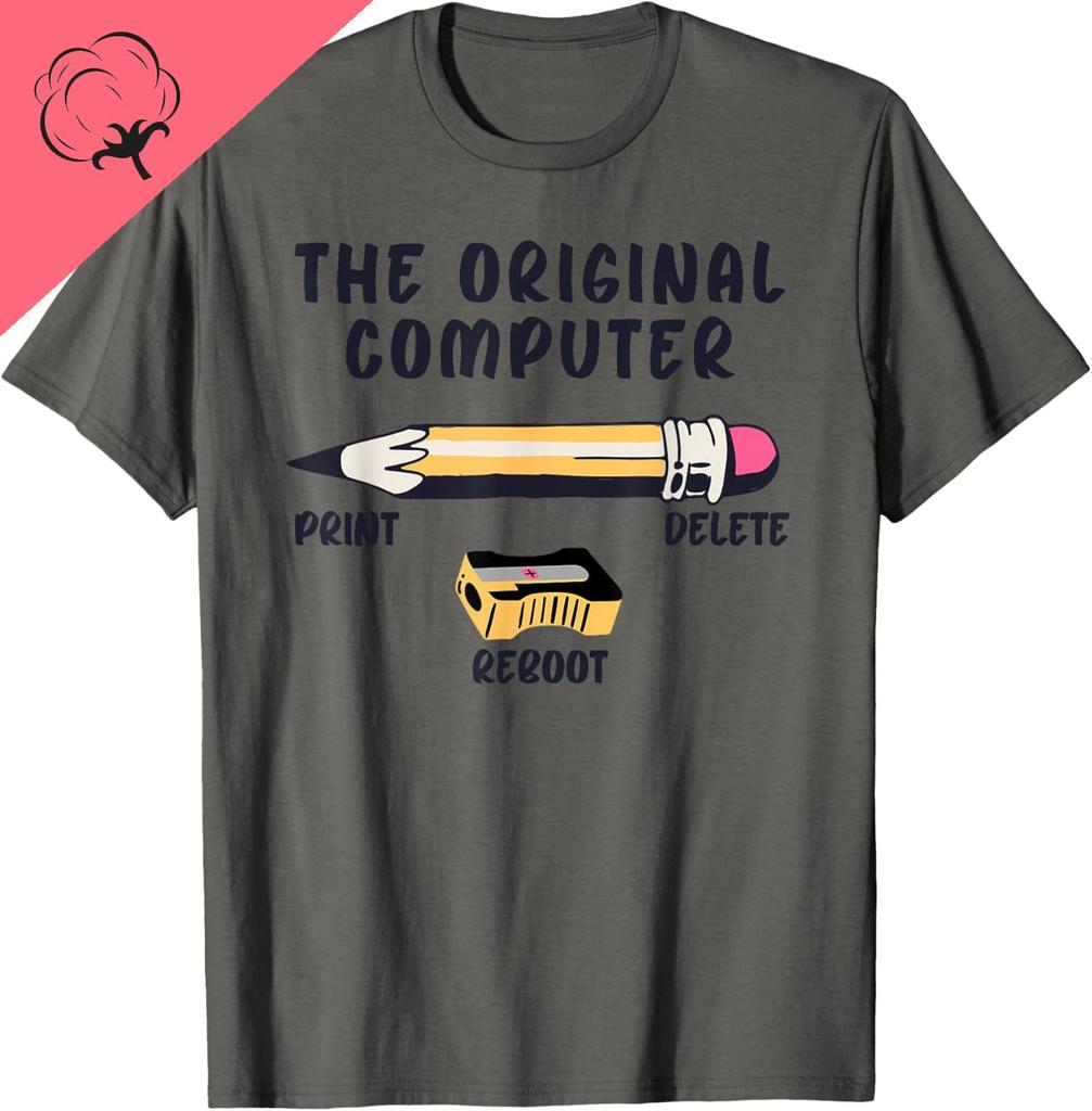 Das Original-Computer-Sarkastisch Lustig IT-Techniker Druck Löschen T-Shirt